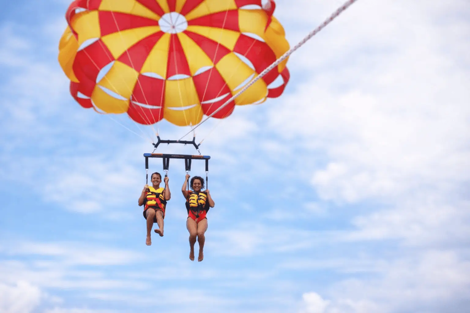 parasailing